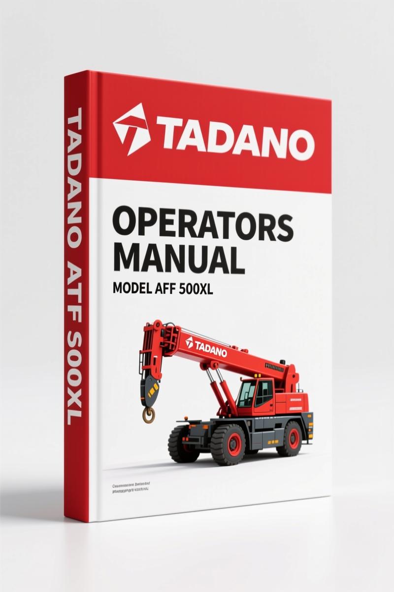 Tadano ATF 500XL Operators Manual – 782 Pages of Factory Specs