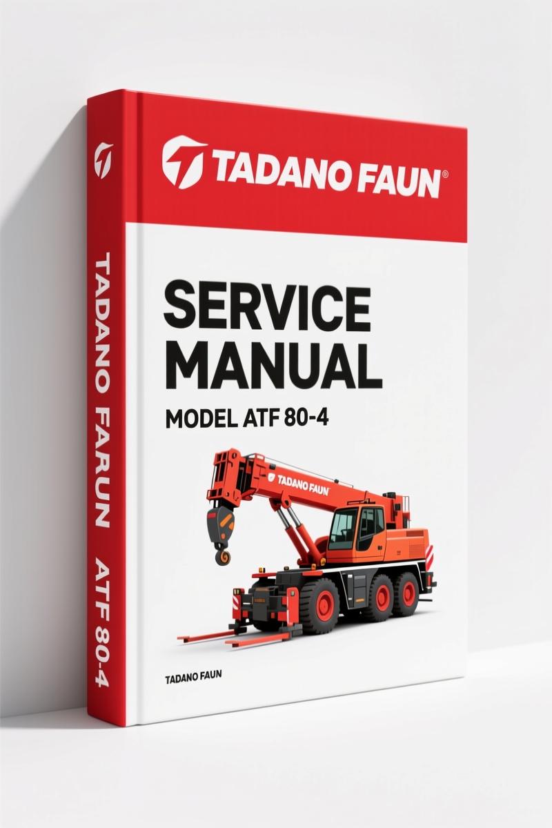 Tadano FAUN ATF 80-4 2002 Operators Manual – 779 Pages of Factory Specs