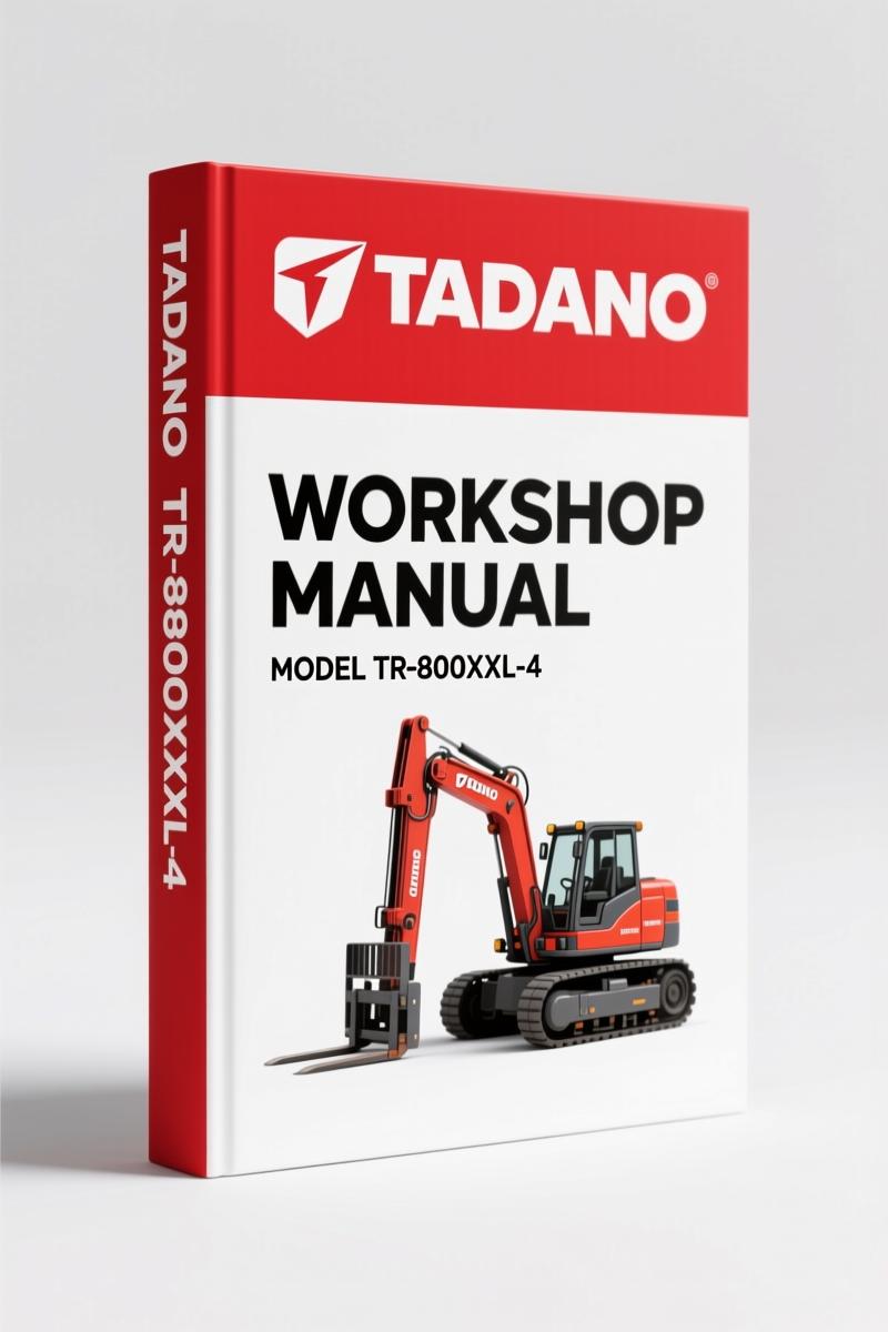 Tadano TR-800XXL-4 Workshop Manual – 17 Pages of Factory Crane Specs