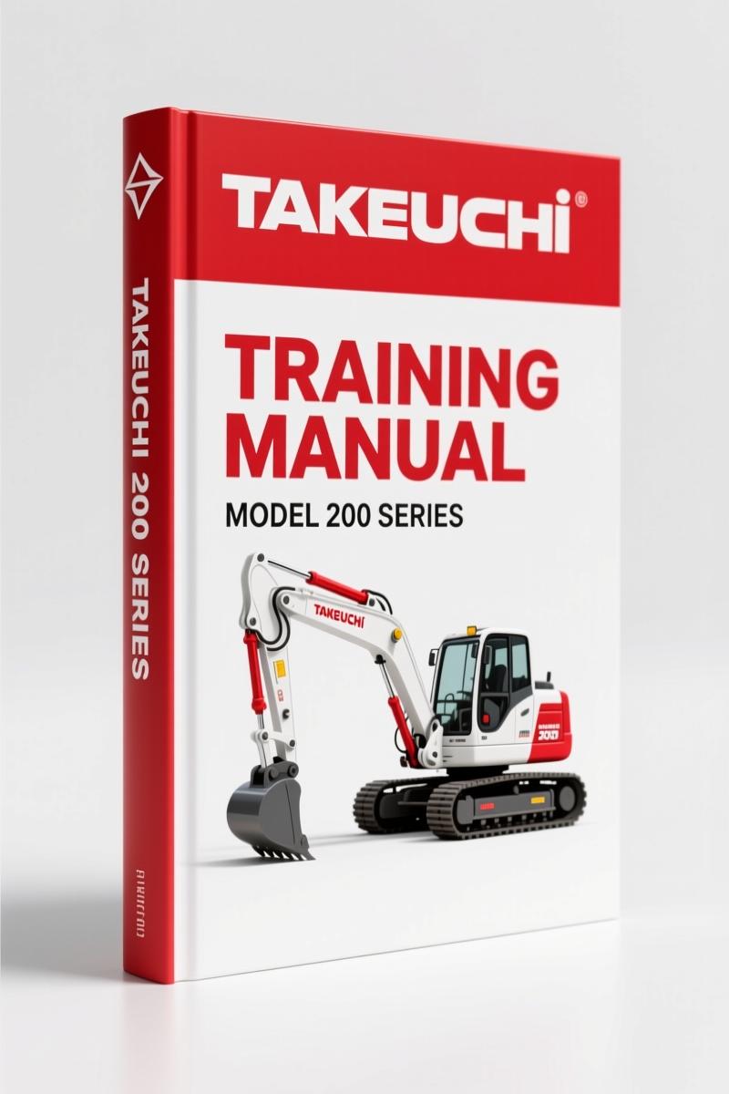 Takeuchi 200 Series 2009 Training Manual – OEM Factory Specs