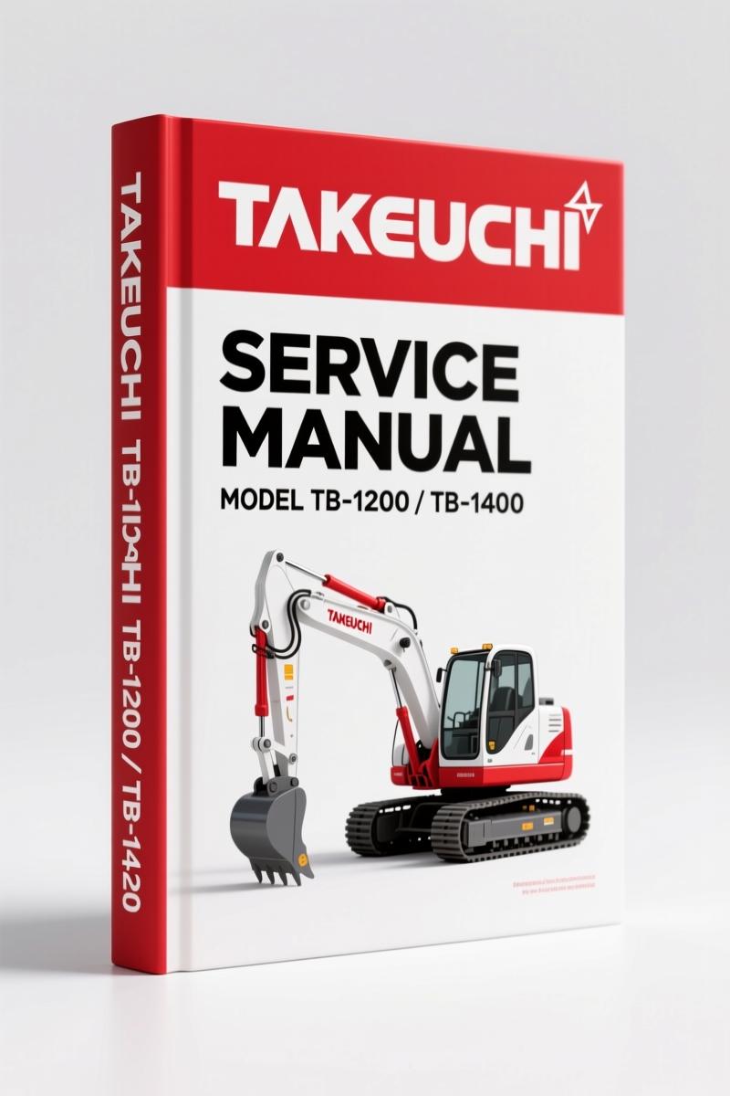 Takeuchi TB-1200, TB-1400 1984 Service Manual – Factory Specs