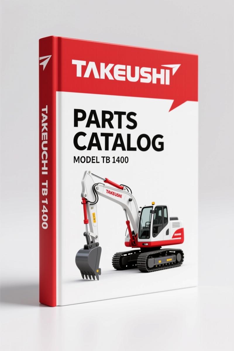 Takeuchi TB 1400 1983 Parts Catalog – OEM Exploded-View Parts Index