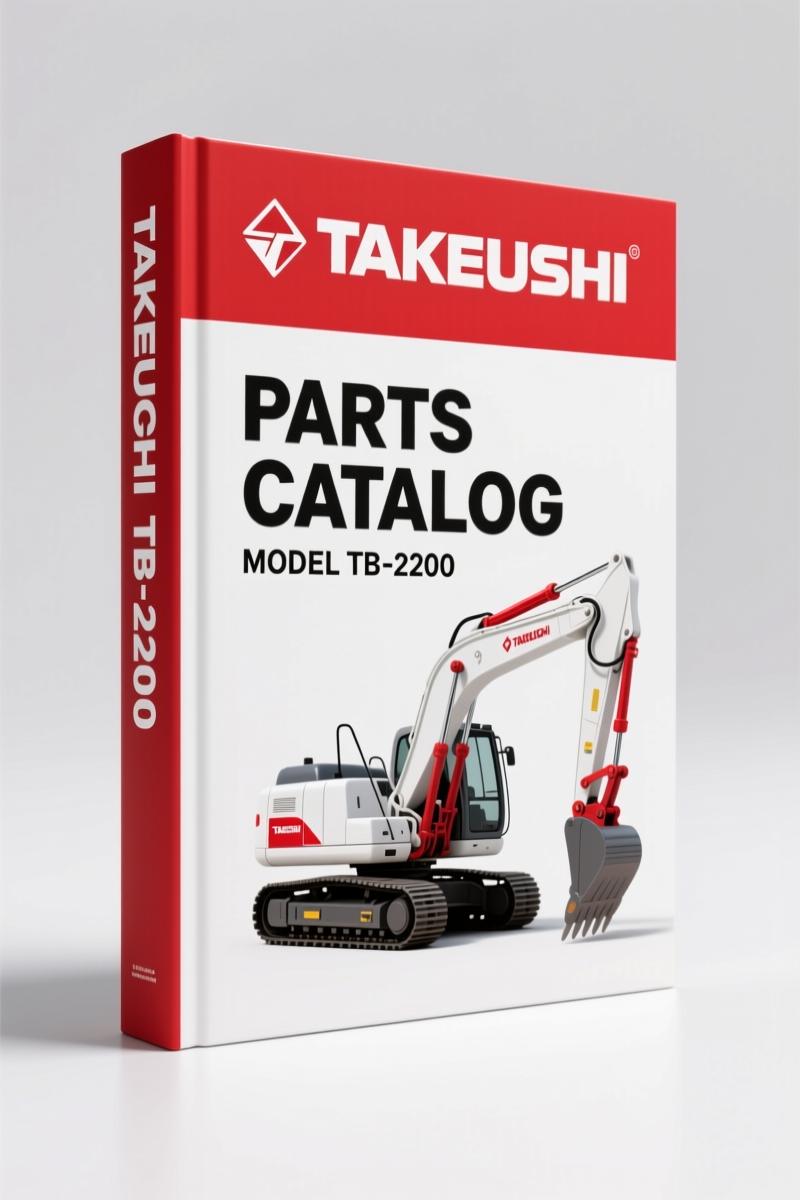 Takeuchi TB-2200 Parts Catalog: 128-Page OEM Exploded-View Index