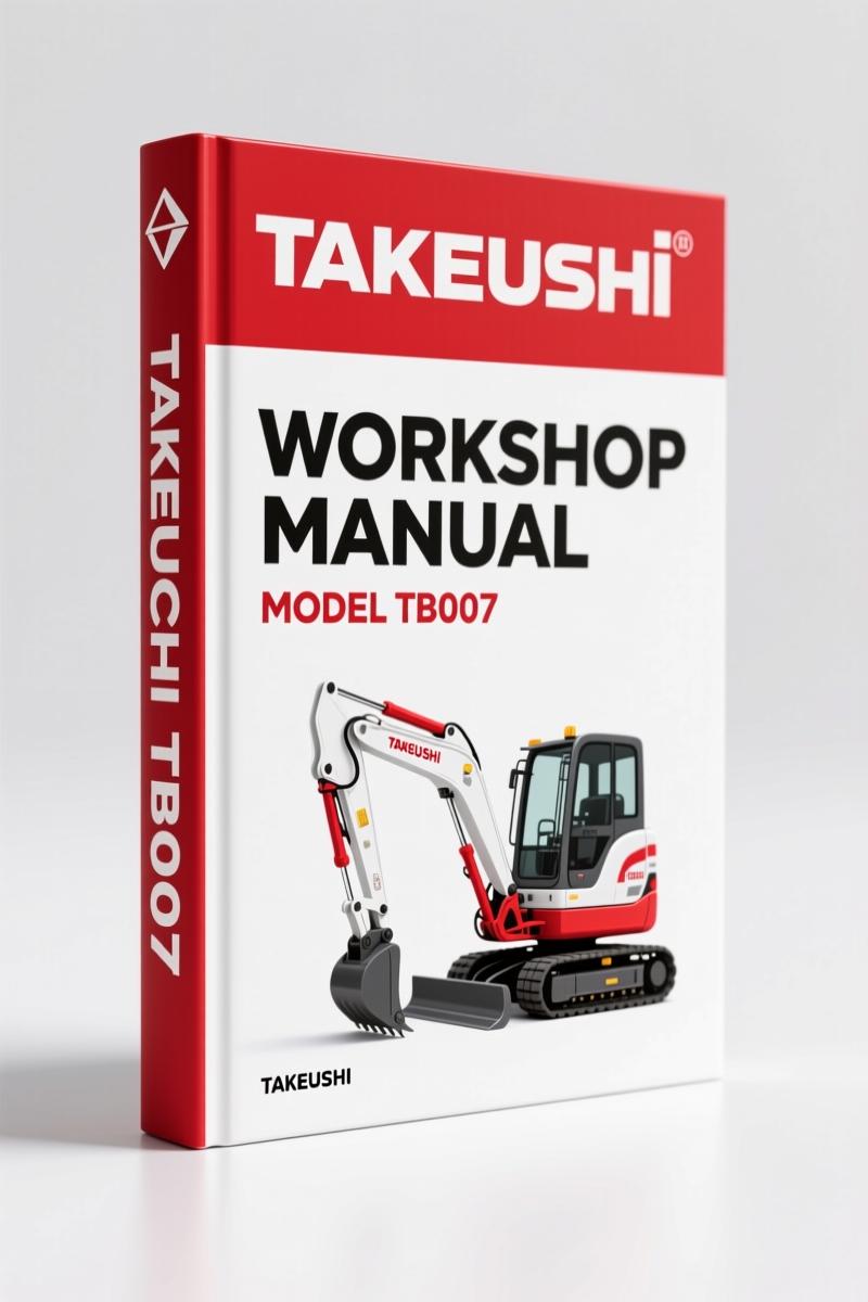 Takeuchi TB007 1998 Workshop Manual – Factory Service Procedures