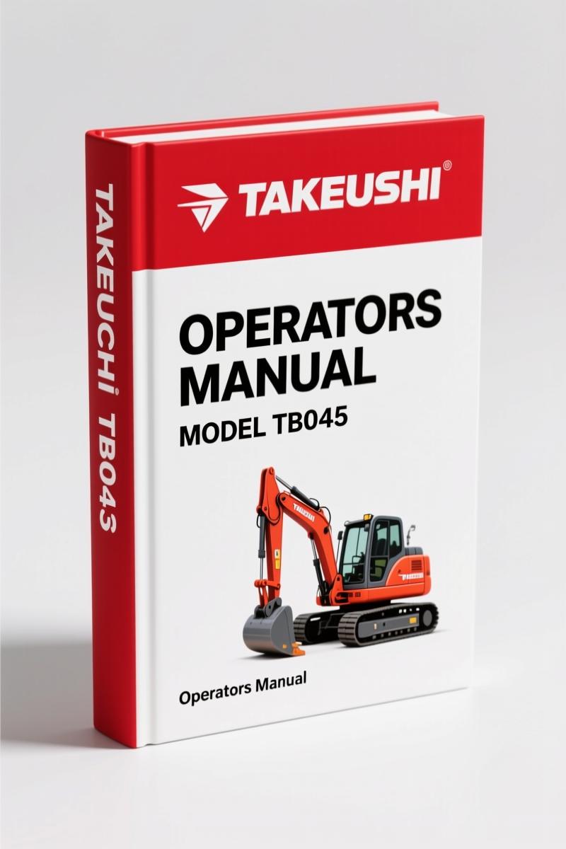 Takeuchi TB045 1998 Workshop Manual – 308-Page OEM Service Document