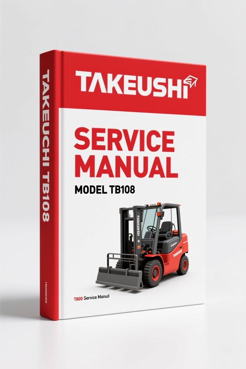 Takeuchi TB108 Parts Catalog – 228-Page OEM Exploded-View Index