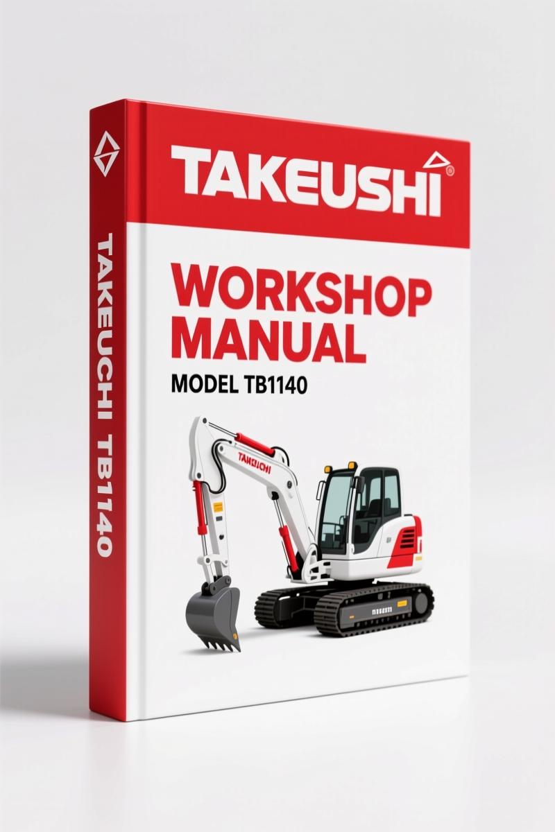 Takeuchi TB1140 Operators Manual – 227-Page Factory Safety Guide
