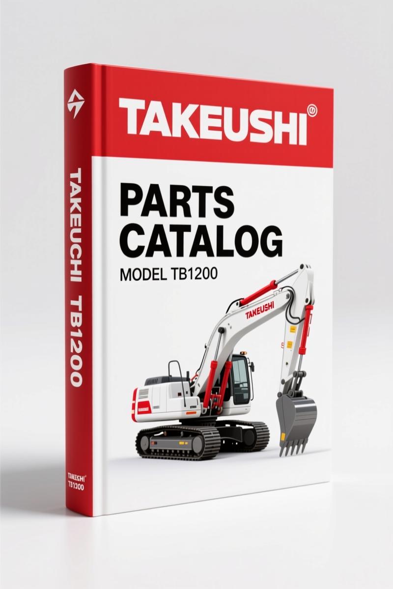 Takeuchi TB1200 Parts Catalog – 83-Page OEM Exploded-View Index