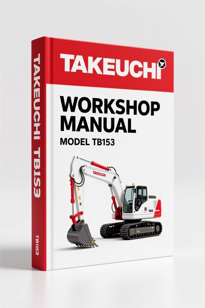 Takeuchi TB153 Workshop Manual – 419 Pages Factory Specs