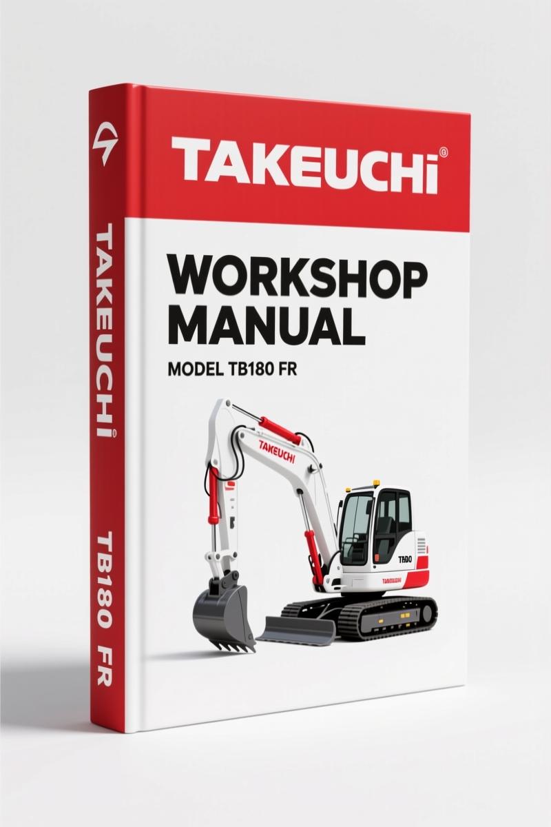 Takeuchi TB180 FR Workshop Manual - 467 Pages Factory Service Document