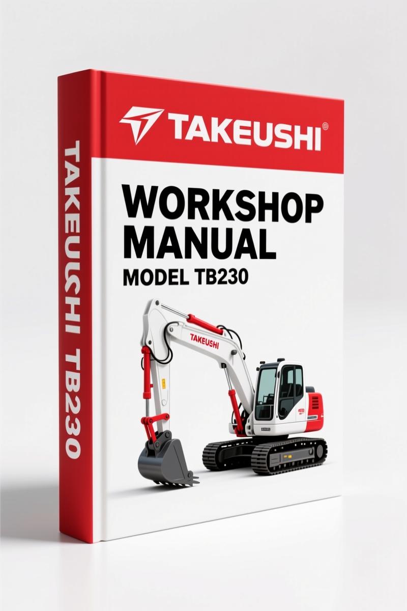 Takeuchi TB230 Workshop Manual – 364-Page Factory Service Document