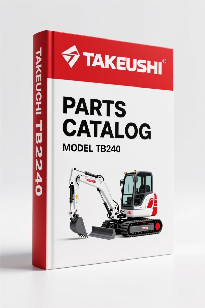 Takeuchi TB240 Parts Catalog – 178 Pages of Factory Part Diagrams