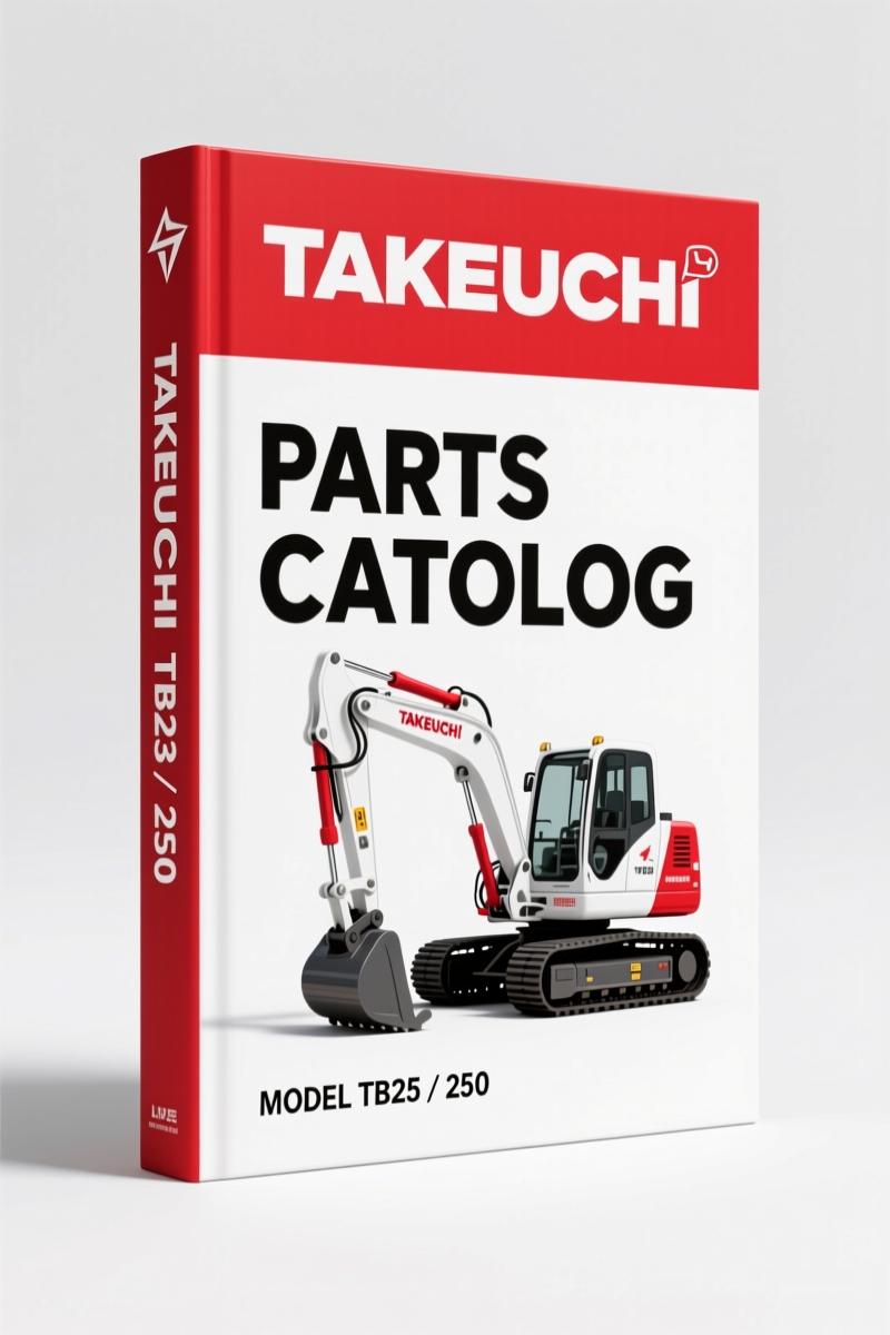Takeuchi TB25, 250 Parts Catalog – OEM Exploded-View Reference