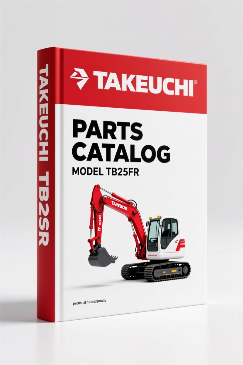 Takeuchi TB25FR Parts Catalog – 249 Pages OEM Exploded-View Index