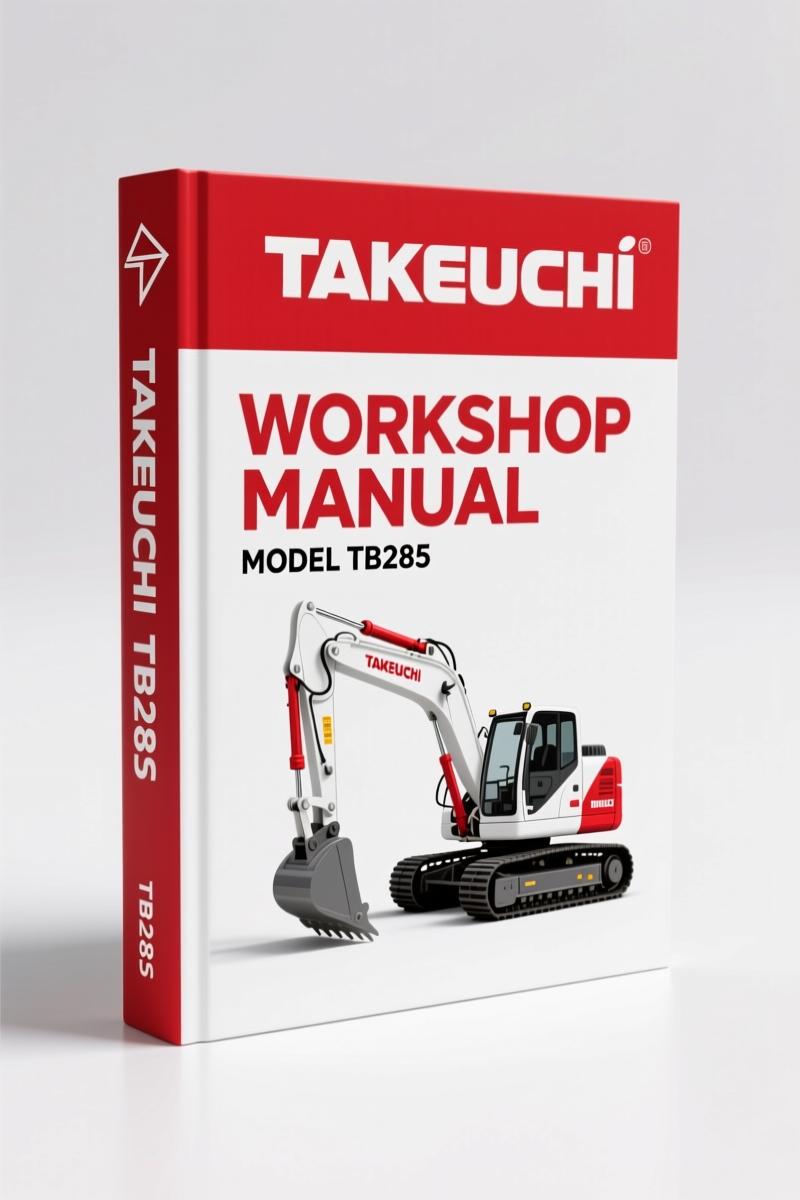 Takeuchi TB285 Parts Catalog: 385 Pages of Factory Exploded-View Data