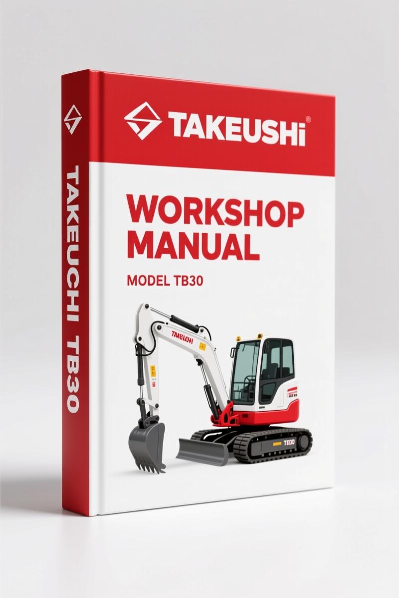 Takeuchi TB30 Workshop Manual – 42-Page Factory Service Document