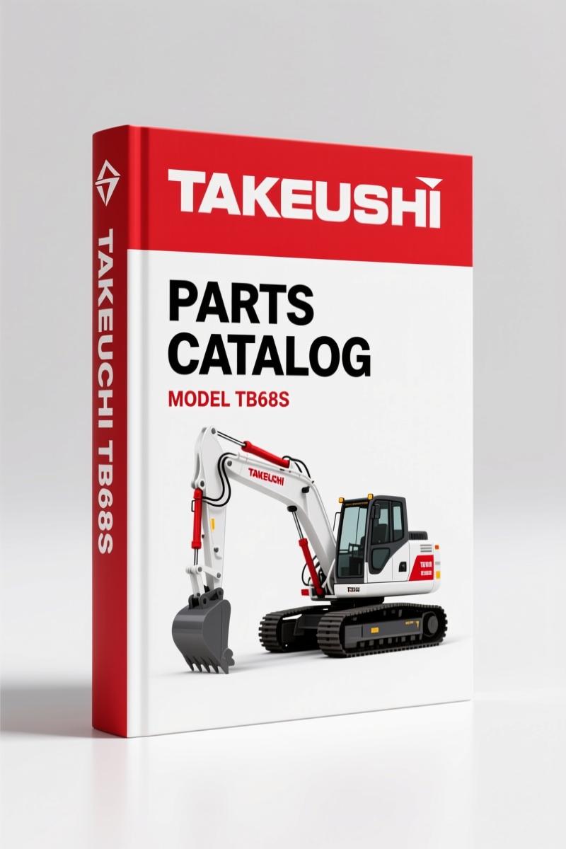 Takeuchi TB68S Parts Catalog – 96-Page OEM Engine Parts Manual