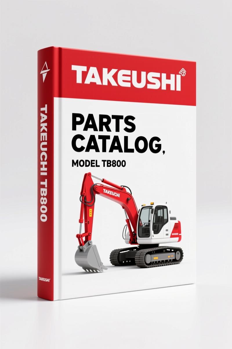 Takeuchi TB800 Parts Catalog – 188-Page OEM Exploded-View Index