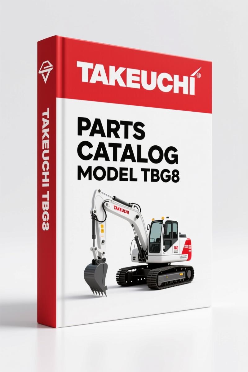 Takeuchi TBG8 Parts Catalog – 234-Page OEM Exploded-View Reference