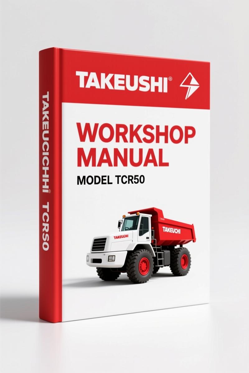Takeuchi TCR50 Workshop Manual – 242 Pages of Factory Service Data