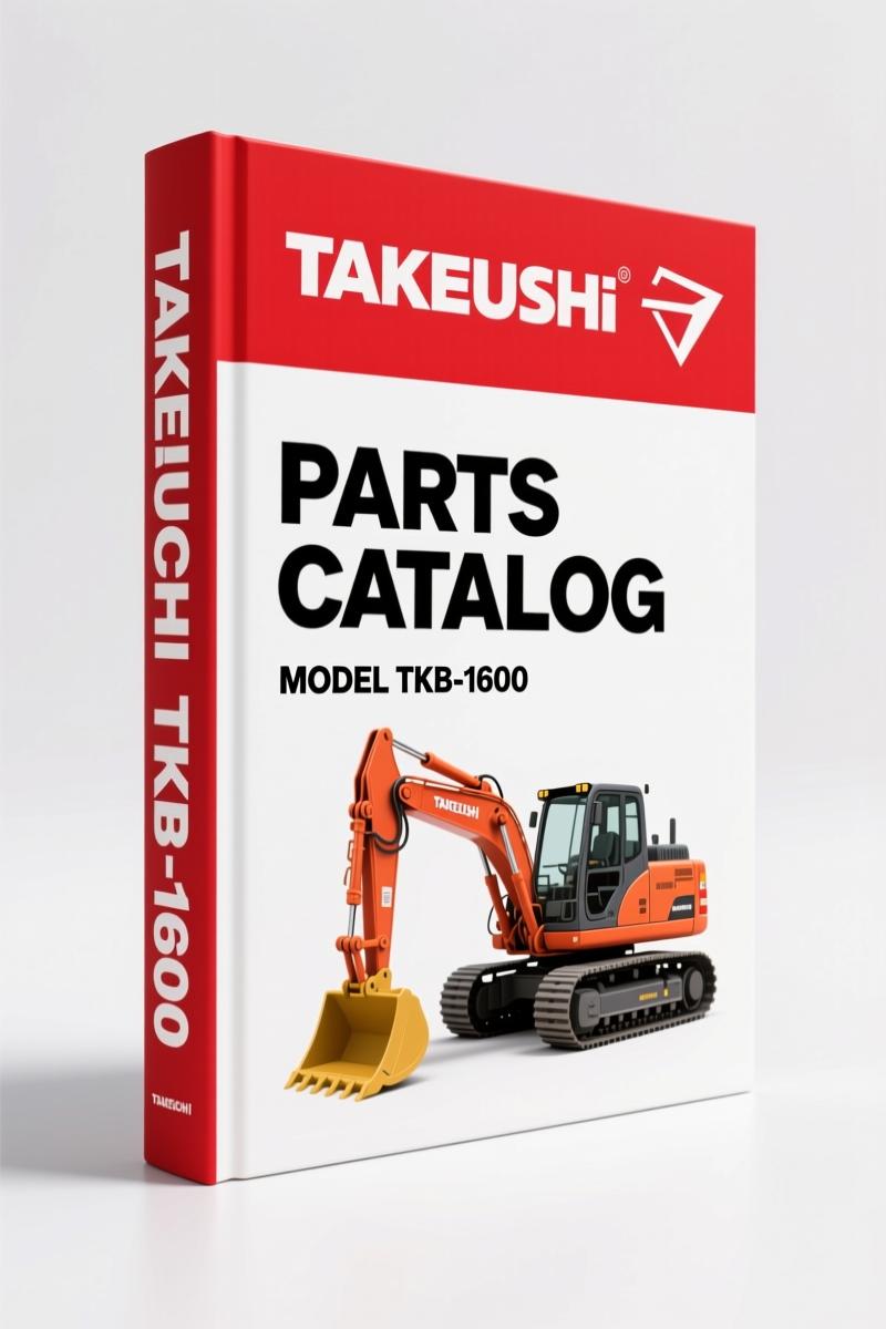Takeuchi TKB-1600, TKB-1600S Parts Catalog – 36 Pages OEM
