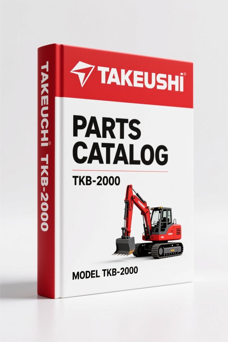 Takeuchi TKB-2000, TKB-2000S Parts Catalog – OEM Exploded-View Index