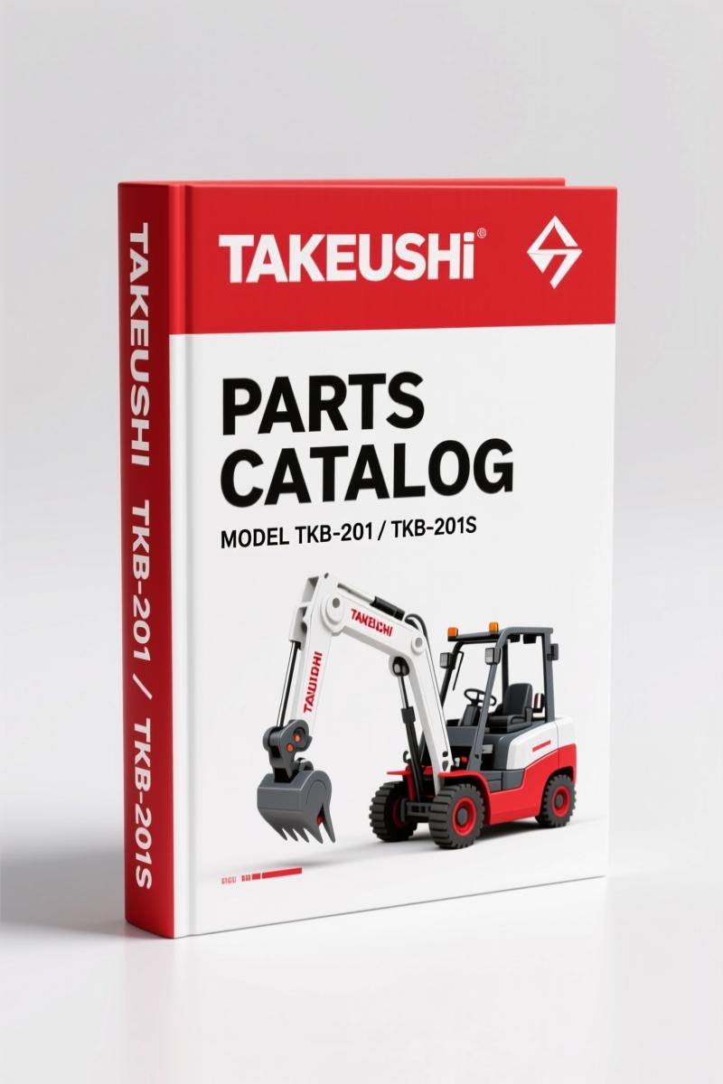 Takeuchi TKB-201, TKB-201S Parts Catalog – 36-Page OEM Parts Breakdown