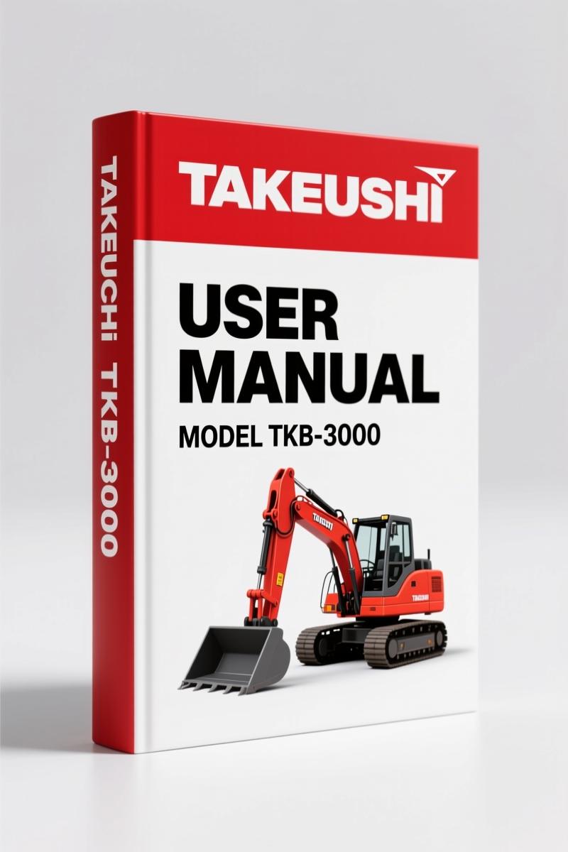 Takeuchi TKB-3000, TKB-3000S User Manual | 36 Pages | Factory Specs