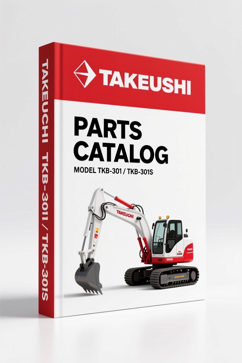 Takeuchi TKB-301, TKB-301S Parts Catalog – 36-Page OEM Parts Reference