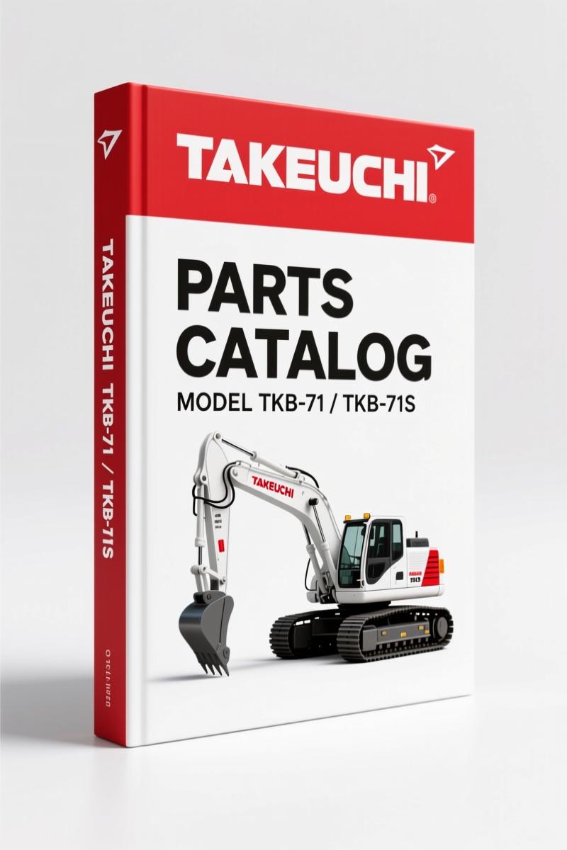Takeuchi TKB-71, TKB-71S Parts Catalog – 32-Page OEM Parts Breakdown