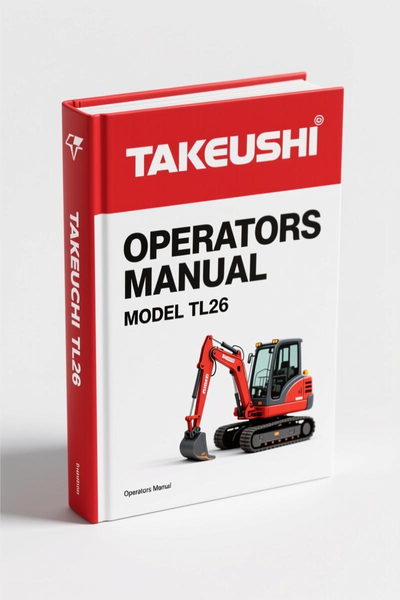 Takeuchi TL26 1998 Workshop Manual – Factory Specs & Engine Overhaul