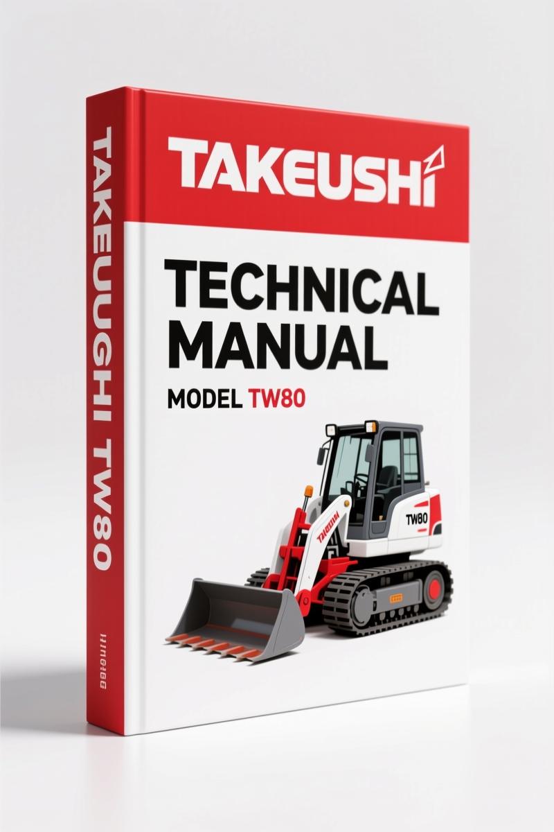 Takeuchi TW80 2007 Service Manual – Factory Specs for Wheel Loader Repair