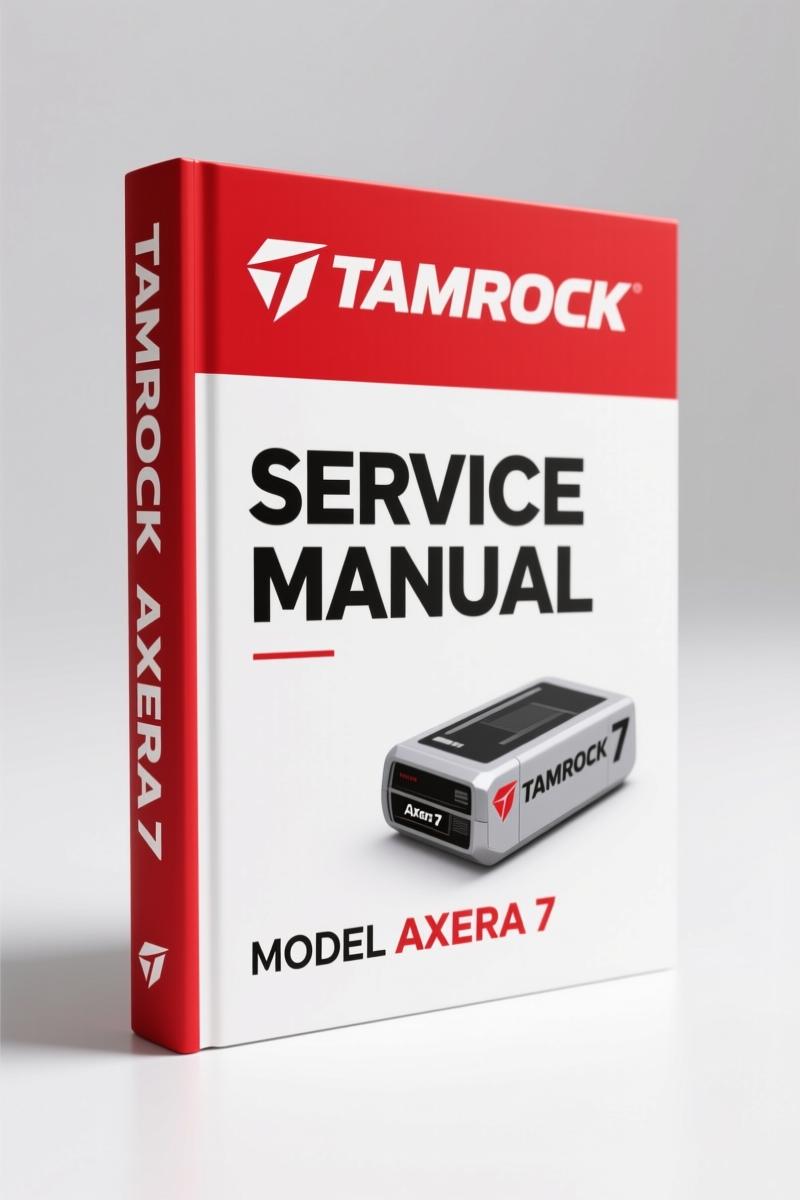 Tamrock Axera 7, Axera 7 S 2006 Service Manual | Factory Maintenance Data