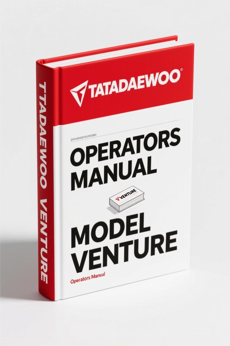 Tatadaewoo VENTURE 2010 Operators Manual – OEM Schedule
