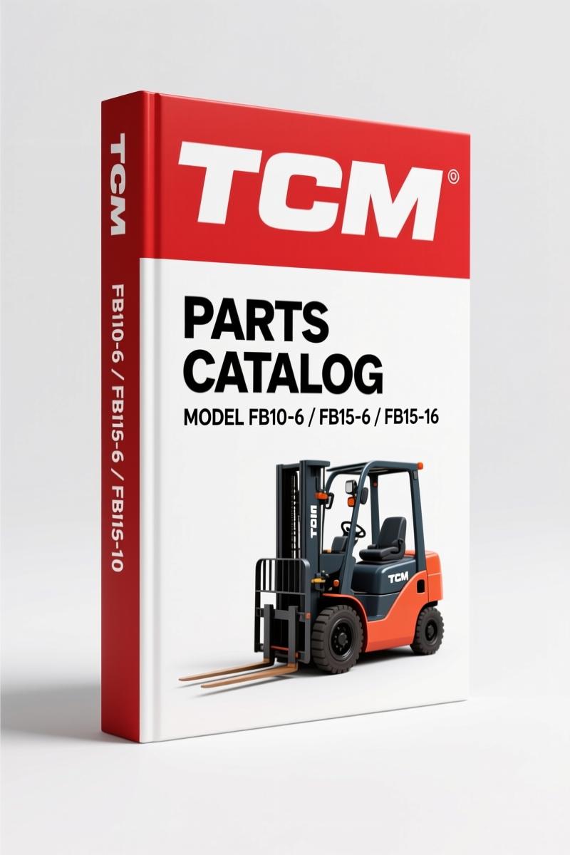 TCM FB10-6, FB15-6, FB15-16, FHB15-6 Parts Catalog – 260 Pages