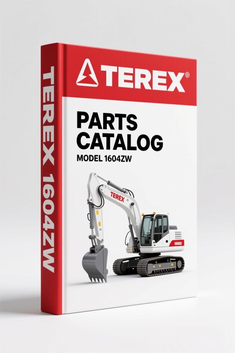 Terex 1604ZW 2008 Parts Catalog – 291 Pages OEM Parts Breakdown