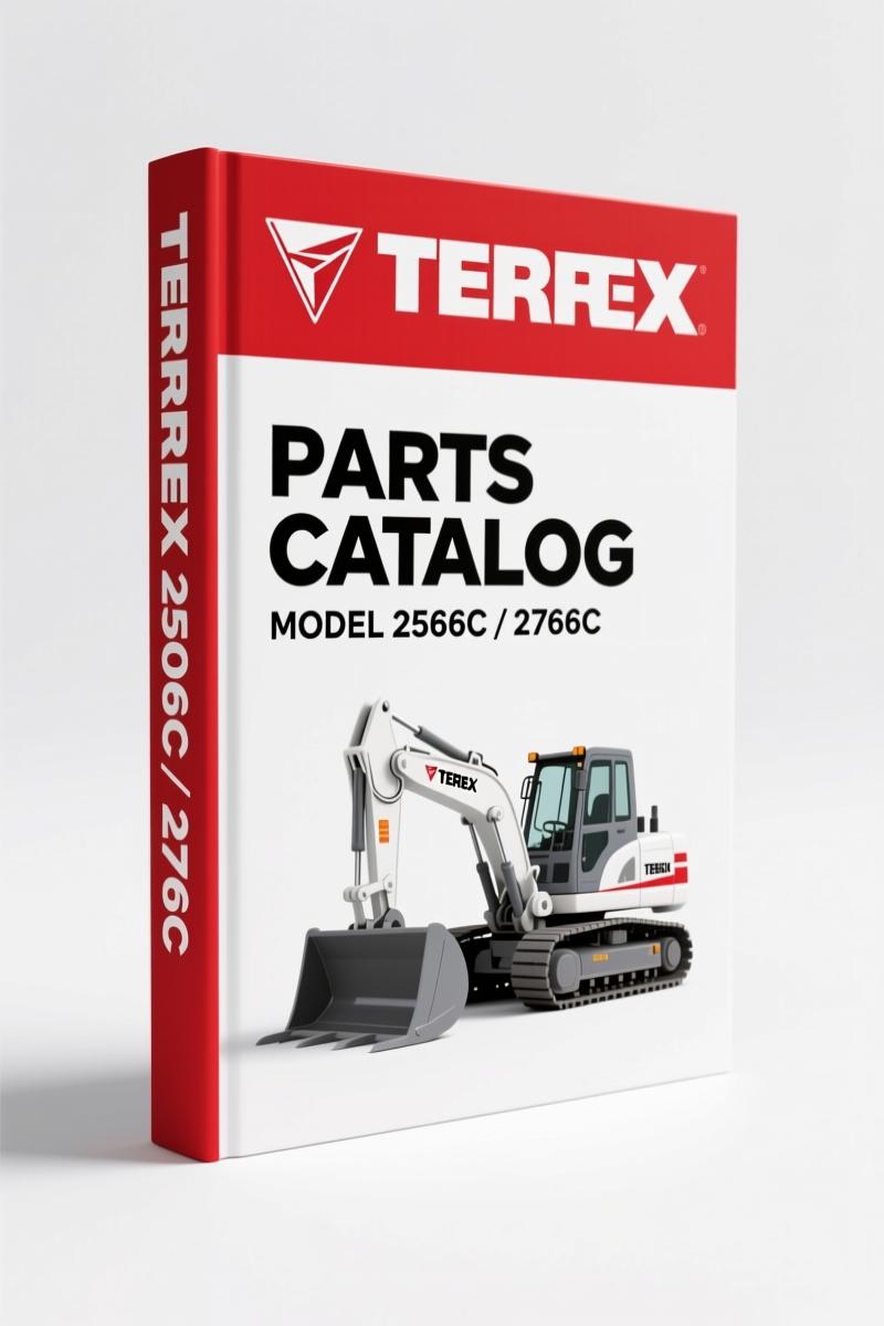 Terex 2566C, 2766C 1998 Parts Catalog – 360 Pages