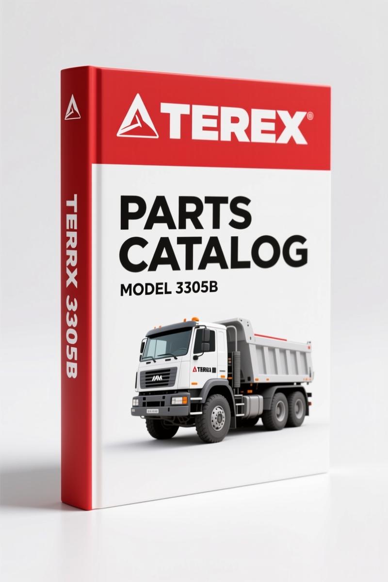 Terex 3305B 1998 Parts Catalog – 420 Pages OEM Parts Identification