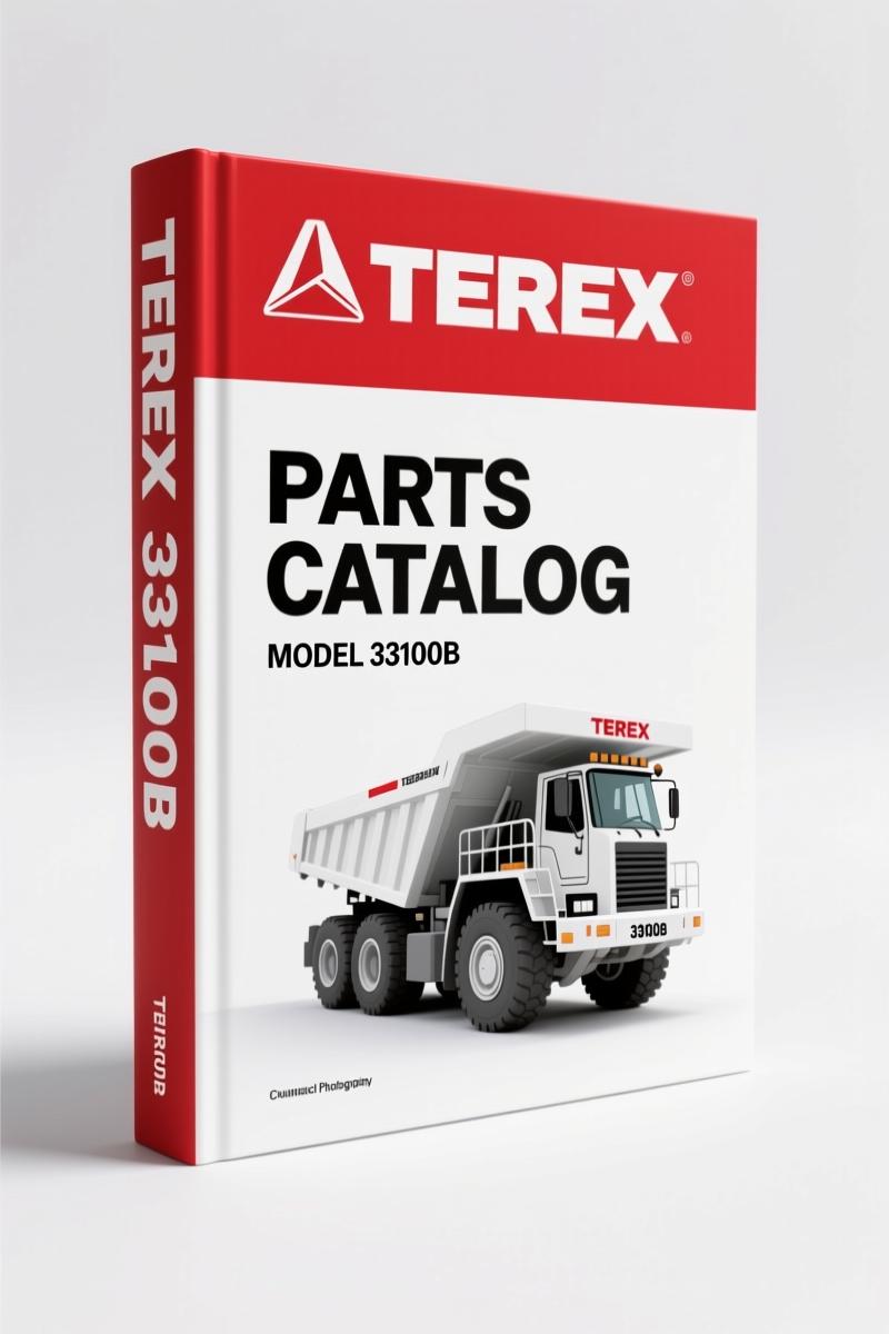 Terex 33100B 2001 Parts Catalog – 320 Pages OEM Parts Breakdown