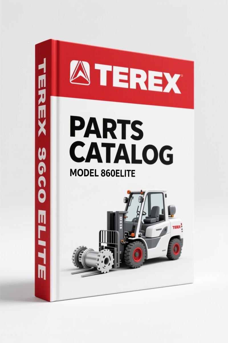 Terex 860Elite 2010 Parts Catalog – 2451 Pages OEM Parts Breakdown