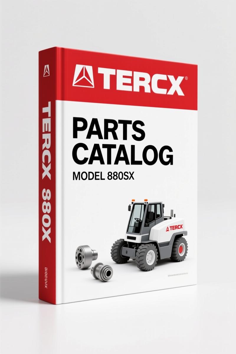 Terex 880SX 2010 Parts Catalog – Factory OEM Parts Breakdown