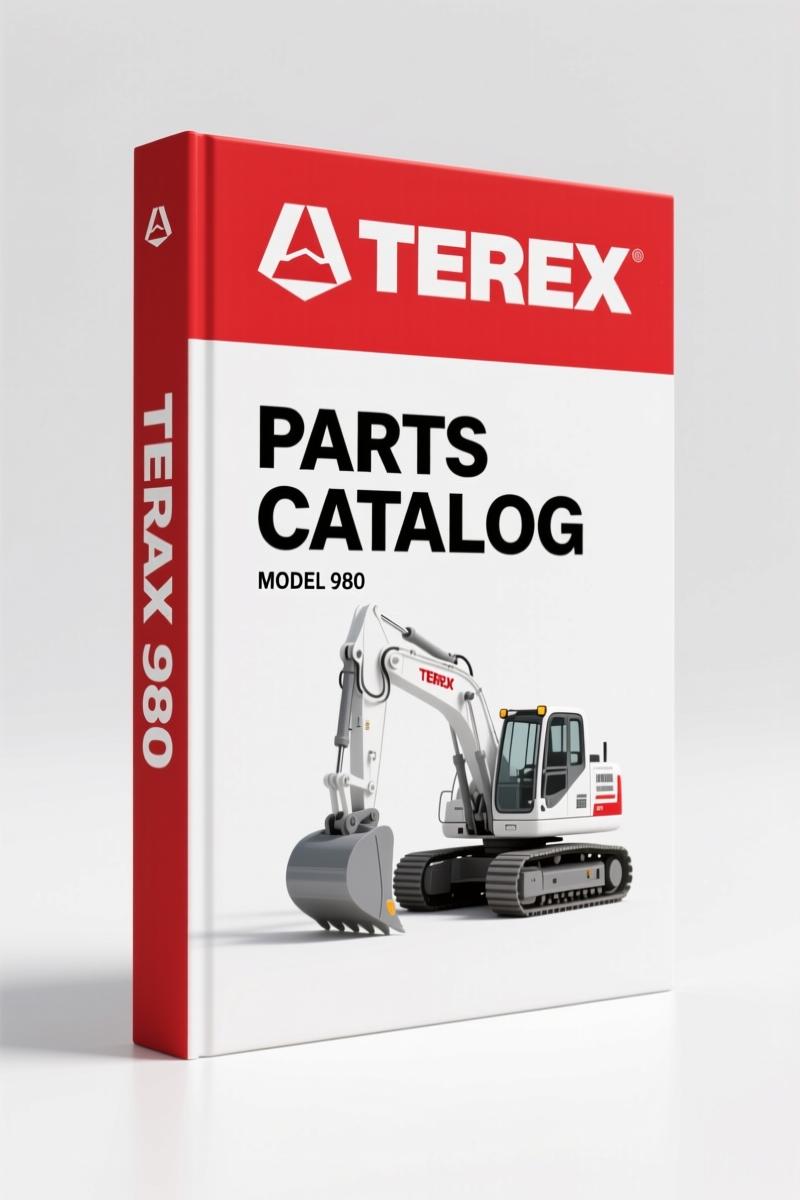 Terex 980 2010 Parts Catalog – 1867 Pages OEM Parts Data
