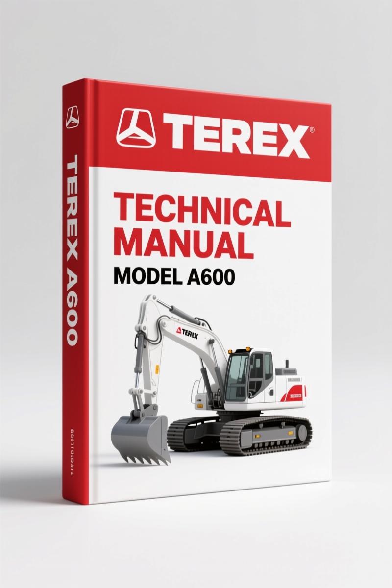 Terex A600 Technical Manual – OEM Factory Specs for Rough Terrain Crane