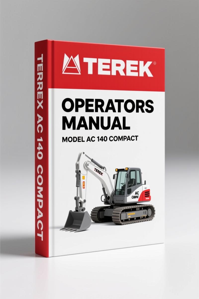 Terex AC 140 COMPACT Operators Manual – 1070 Pages of OEM Crane Specifications