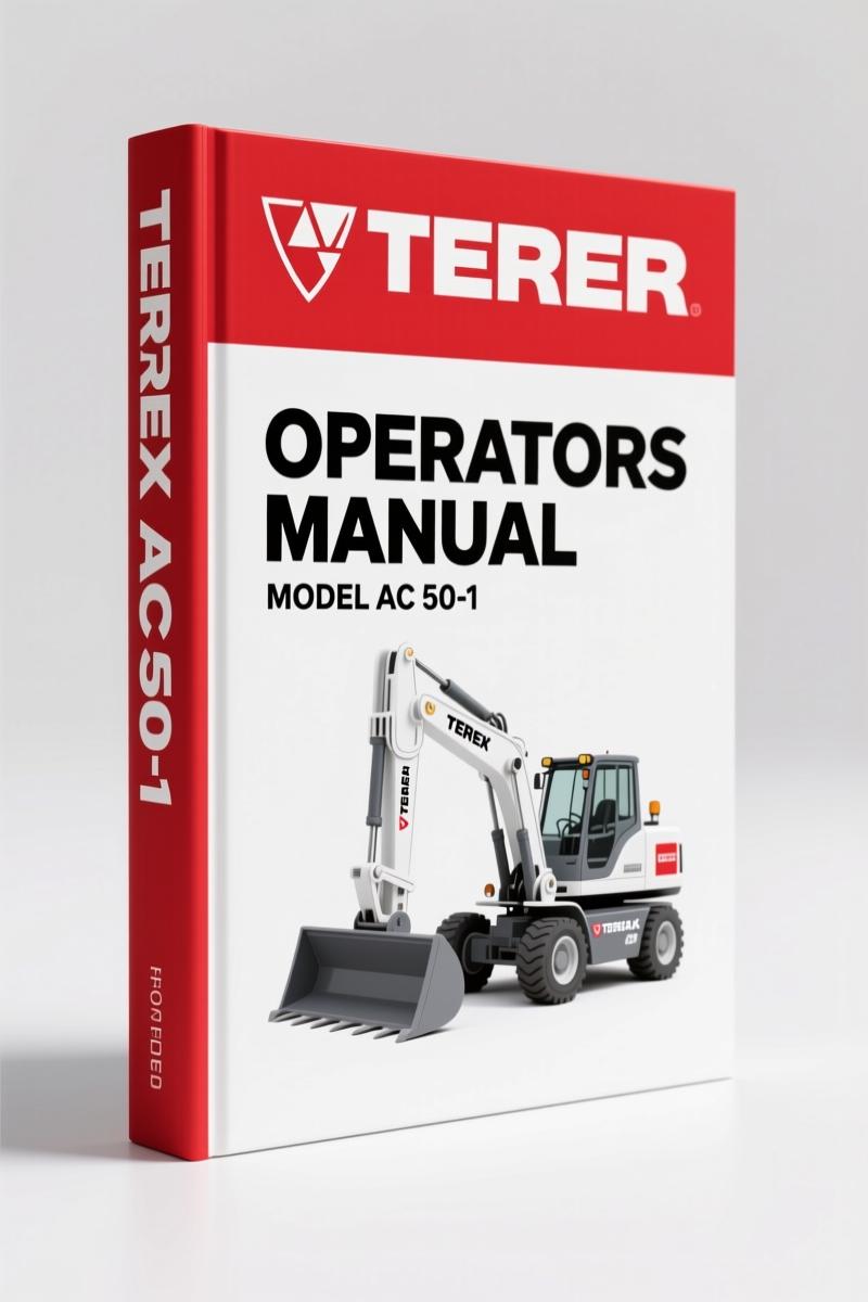 Terex AC 50-1 Operators Manual – OEM Specs for Crane Fleet Maintenance