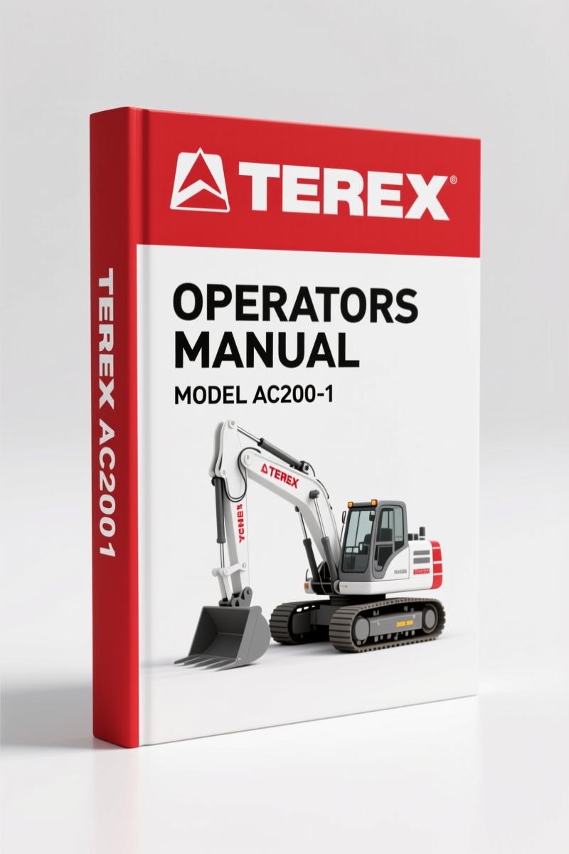 Terex AC200-1 Operators Manual – Factory Crane Operation Guide