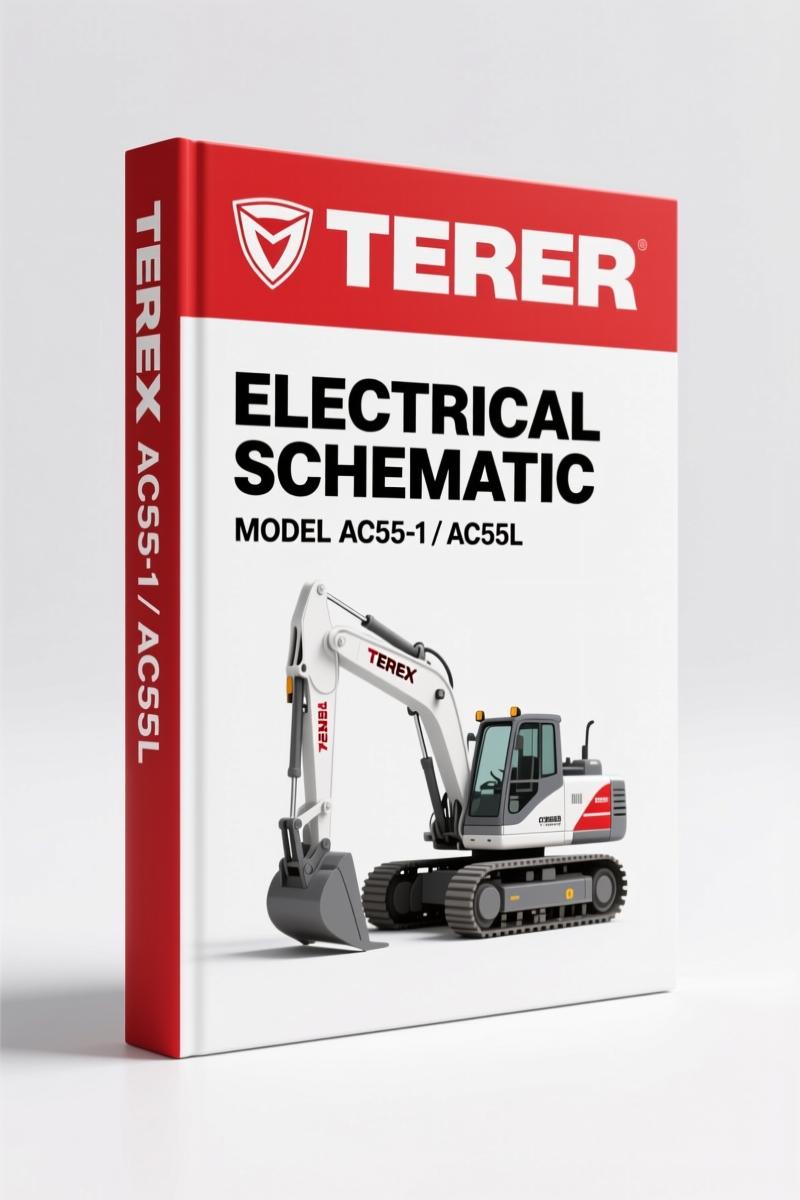 Terex AC55-1, AC55L Electrical Schematic – Official Factory Wiring Diagrams