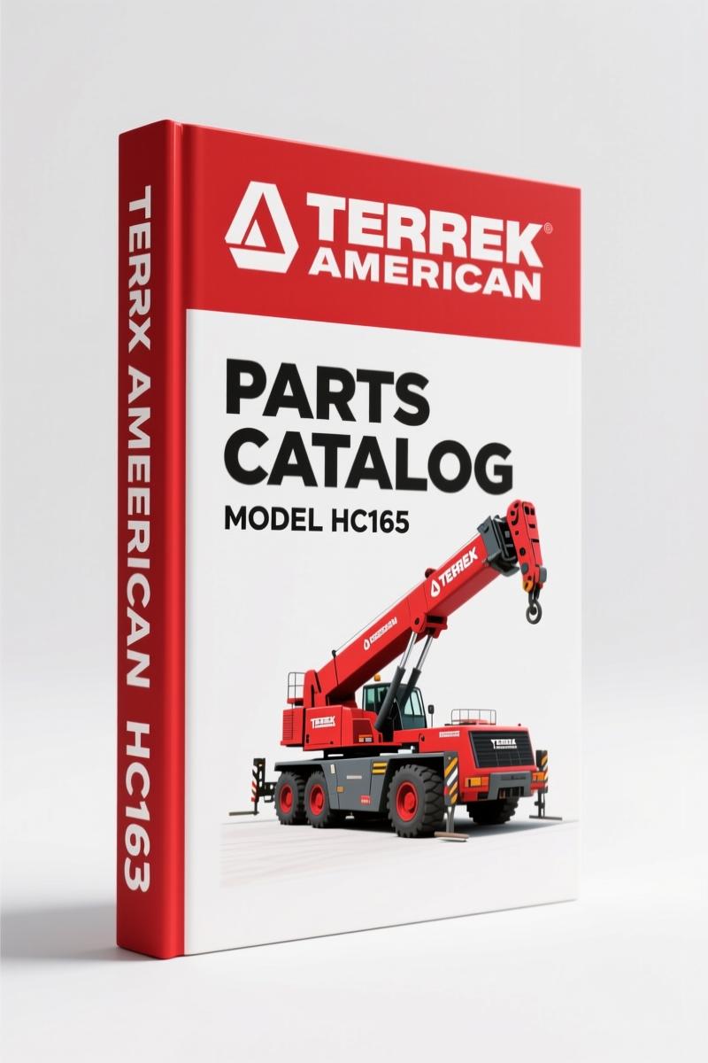 Terex American HC165 Parts Catalog – 596-Page OEM Parts Manual