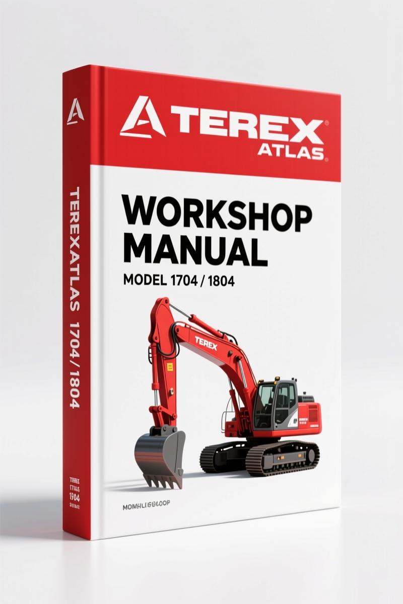 Terex Atlas 1704, 1804 Workshop Manual – 457 Pages of Factory Specs
