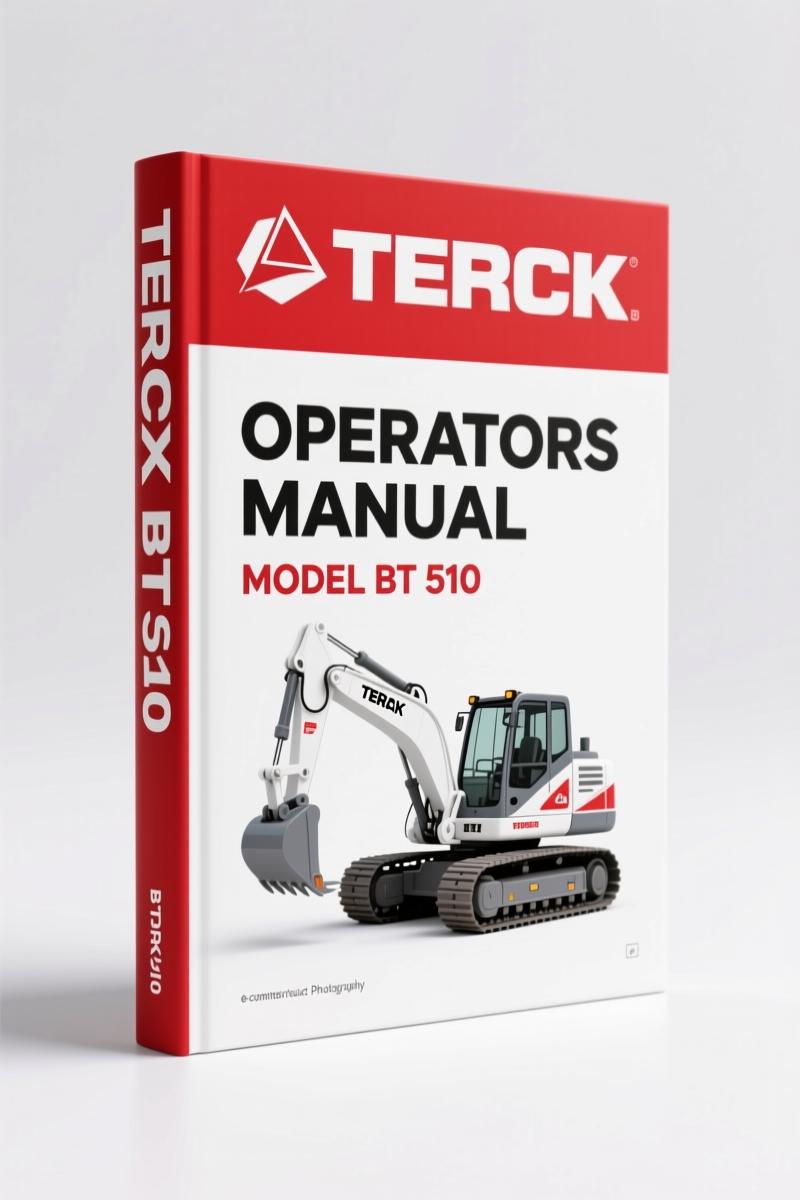 Terex BT 510 2008 Operators Manual – Factory Specs for Safe Crane Operation